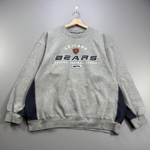 VTG Chicago Bears Sweatshirt Mens XL Gray NFL Football Crewneck Pullover NFL